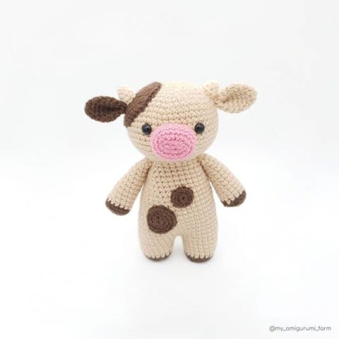 AMIGURUMI COW FREE CROCHET PATTERN – All Free Amigurumi