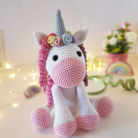 AMIGURUMI UNICORN DOLL FREE CROCHET PATTERN – All Free Amigurumi