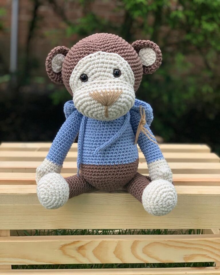 Amigurumi Cute Monkey Free Pattern – All Free Amigurumi