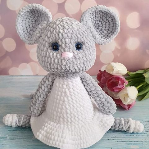 AMIGURUMI CUTE MOUSE FREE PATTERN – All Free Amigurumi