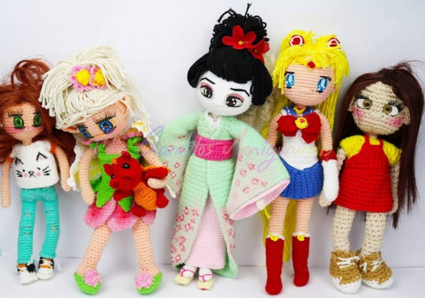 AMIGURUMI TINY JAPANESE GIRL FREE PATTERN All Free Amigurumi